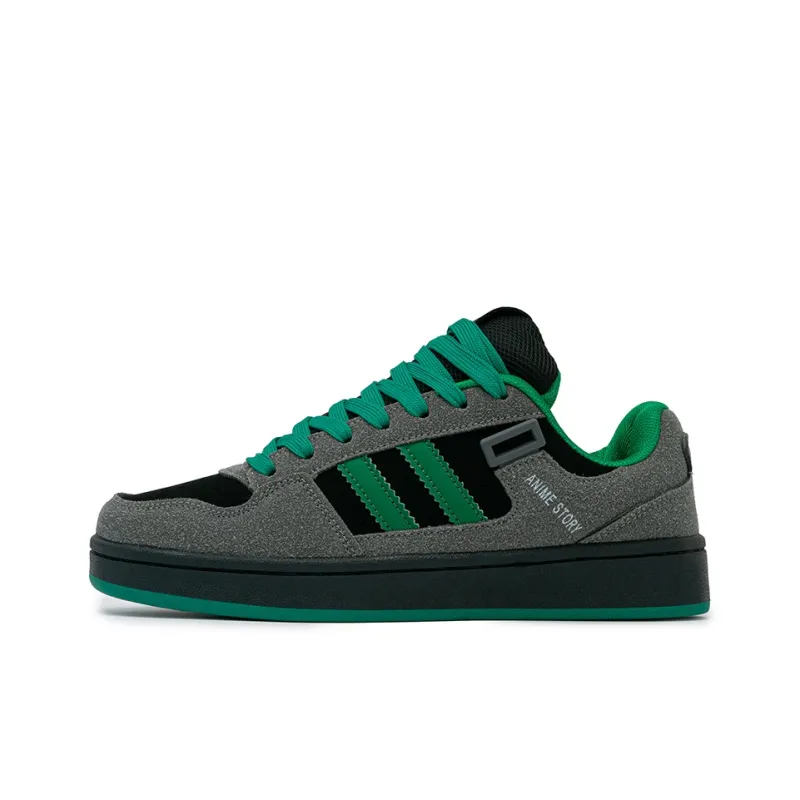 N6K8 Non-slip Lightweight Low-Top Skateboard Shoes Unisex-43