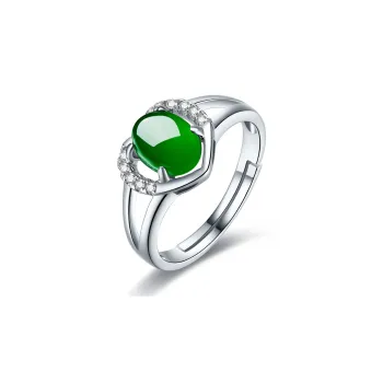 Oriental Jade Hetian Jade Rings Jasper Women's