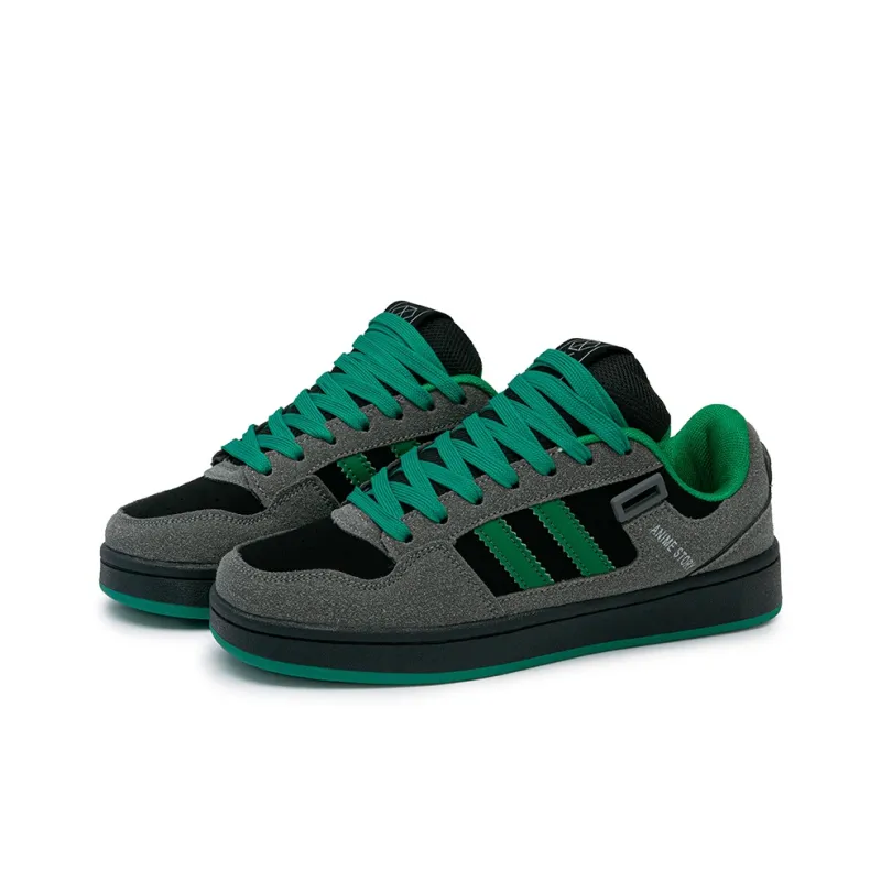 N6K8 Non-slip Lightweight Low-Top Skateboard Shoes Unisex-45