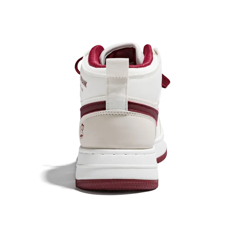 PAUL FRANK High Top Skateboard Shoes Unisex Rusty Red-23