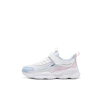 XTEP Anti Slip Wear Resistant Low Top Kids' Running Shoes Xtep White Microwave Blue Teenagers