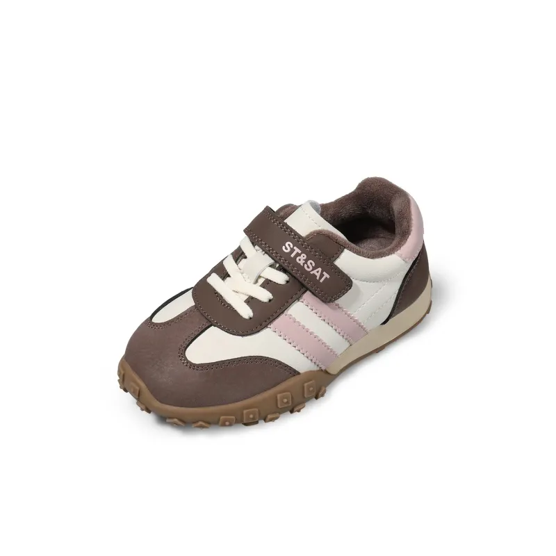 ST&SAT Slip Resistant Warm Lightweight Cushioning Low Top Kids Lifestyle Shoes Kids'-10