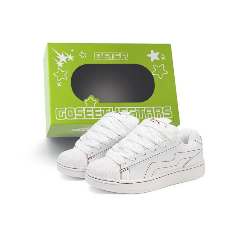 BEIER Couple Versatile Shell Head Low-Top Skateboard Shoes Unisex-125