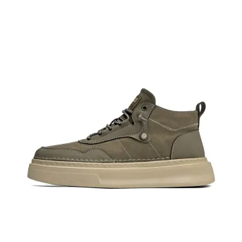 AOKANG Air Force One Series Anti Slip Wear Resistant Mid Top Skateboard Shoes Men's Exclusive Box