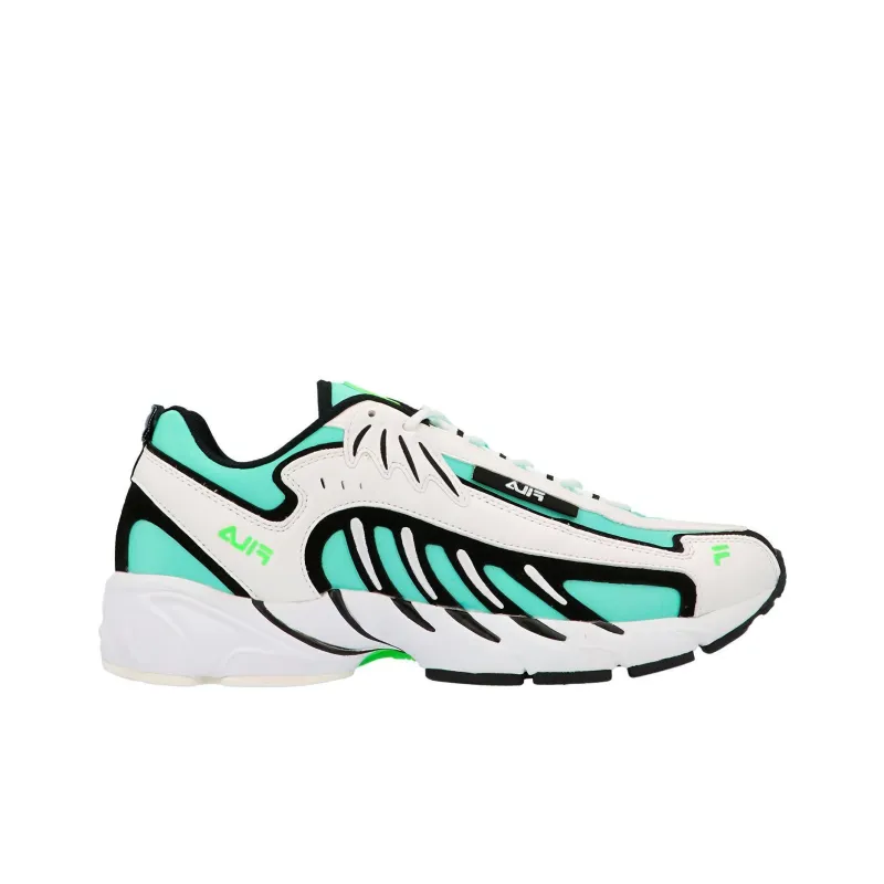FILA x MSGM Cushioning Wear-Resistant Low-Top Running Shoes Men's Blue White-1