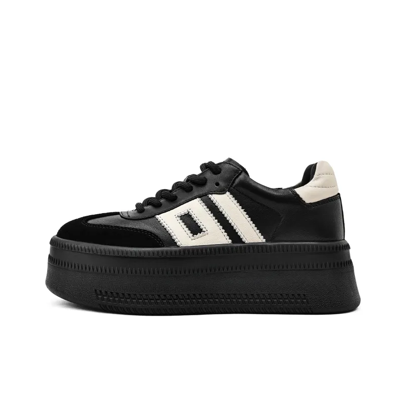 KMD Height Increasing Low Top Skateboard Shoes Women's-4