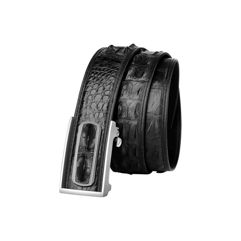 CATELLES Crocodile Leather Leather Belts Men's 3.5/3.8cm-1
