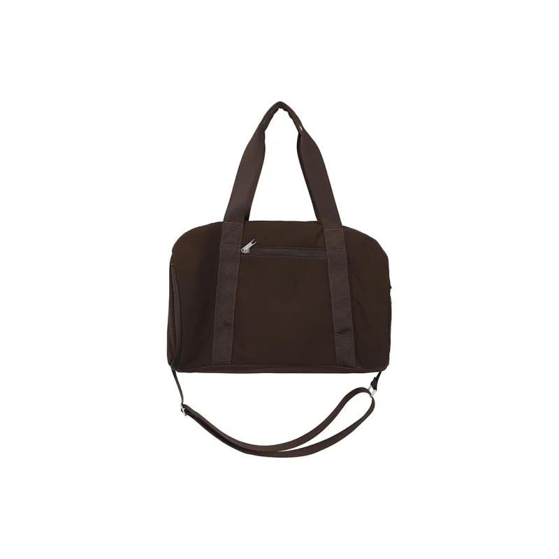 Crying Center Fabric Crossbody Bag, Shoulder Bag Trumpets Unisex Taro Purple/Light Bean Gray/Mocha-11