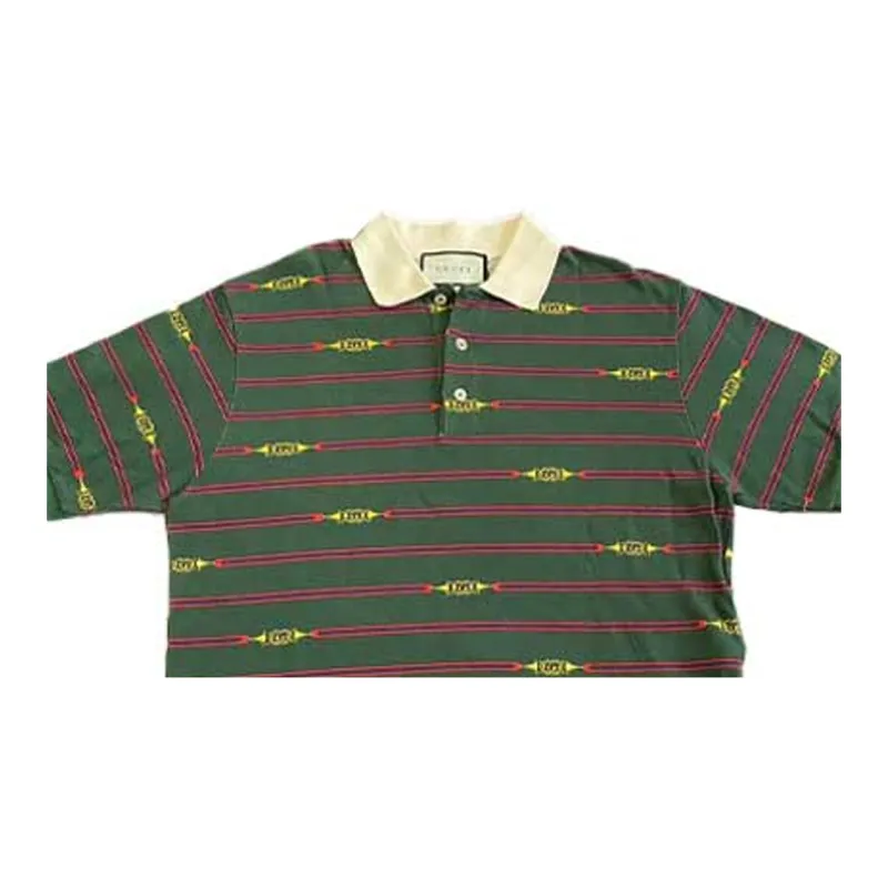 GUCCI Polo Shirts Men Green-2