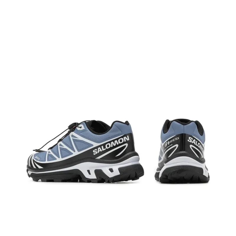 SALOMON XT 6 Slip Resistant, Abrasion Resistant, Waterproof Low Top Running Shoes Unisex Blue Black-3