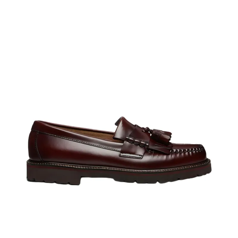 G.H. Bass & Co. Kiltie Loafers Men's Burgundy-1