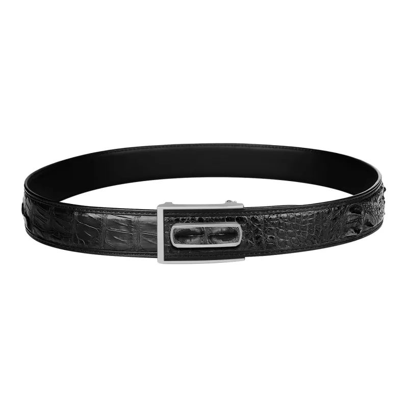 CATELLES Crocodile Leather Leather Belts Men's 3.5/3.8cm-4