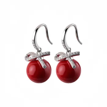 BKBU 990 Foot Silver Earrings Women's