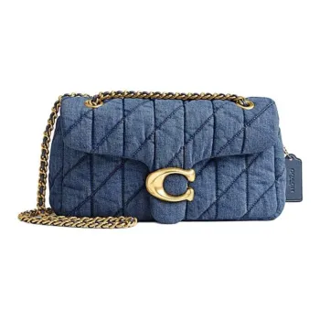 COACH Tabby 26 Denim Crossbody Shoulder Bag Women's Blue