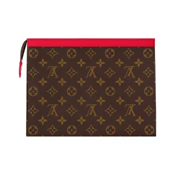 LOUIS VUITTON Pochette Voyage Mm Colormania Red