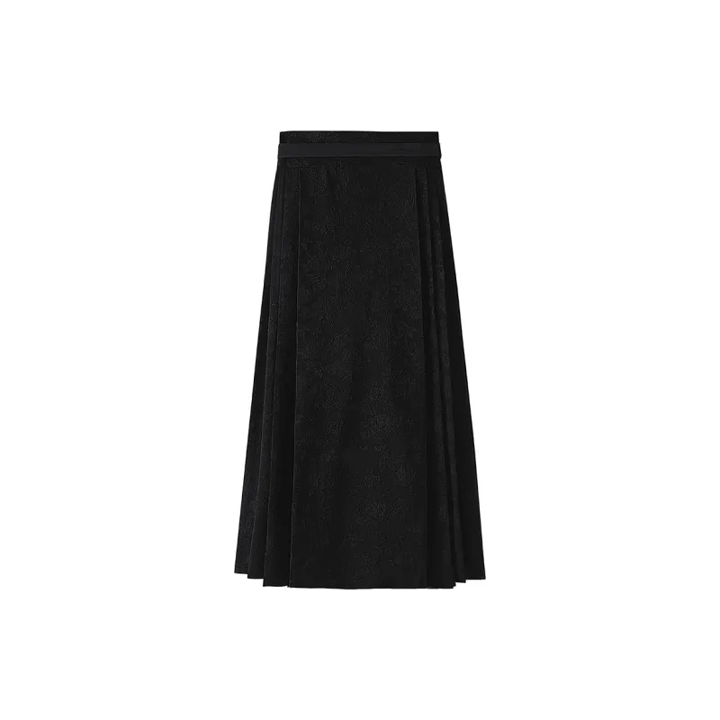 Cypress House Casual Long Skirt Women's Black-1