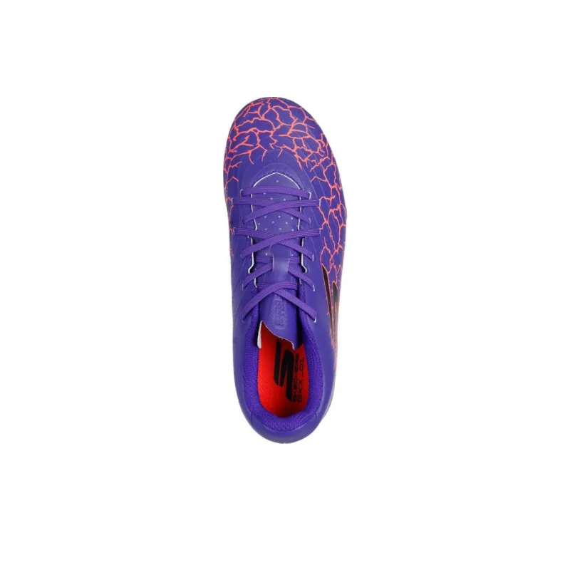 Skechers Kids Anti Slip Wear Resistant Low Top Kids' Soccer Shoes Purple Kids'-2