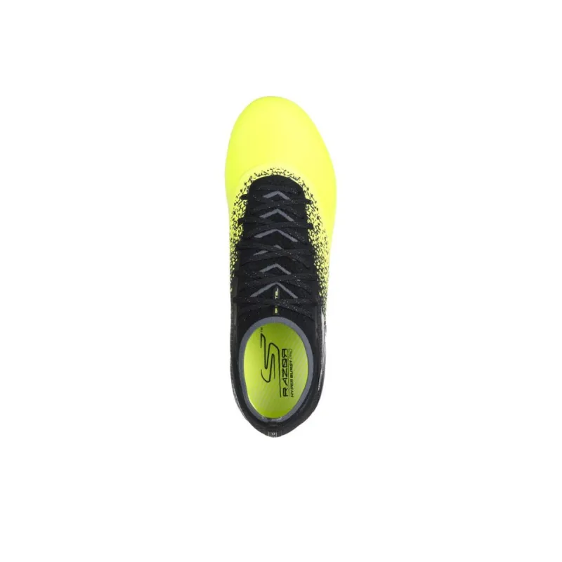 Skechers RAZOR - 1.5 ELITE Anti-Slip Wear-Resistant Soccer Shoes Unisex Yellow Black-3