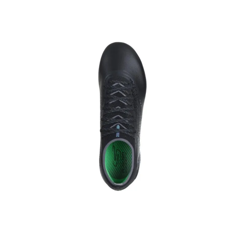 Skechers RAZOR - 1.5 ELITE Anti-Slip Wear-Resistant Soccer Shoes Unisex Black Silver-2