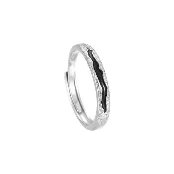 Floating Joy 925 Sterling Silver, Oil Drip Rings Women's