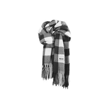 PEAK Knit Scarves Unisex Black Gray Color