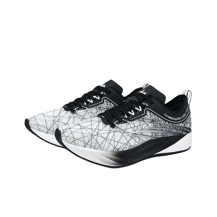 FENHUAKE Running Shoes Unisex Low Top White-2