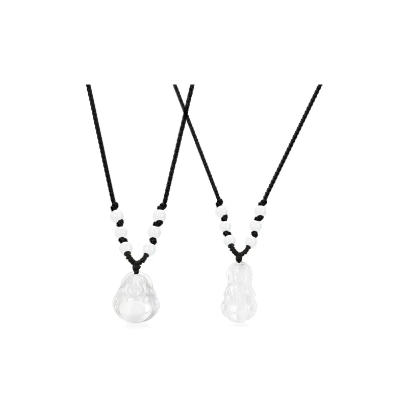 Welcome To The Treasure Chalcedony Zodiac Year Wealth And Blessing Joy Without Worry Necklace Unisex-5
