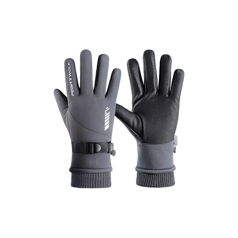 Shizhu Anti Lost Snap Buckle Sports Gloves Men's-4