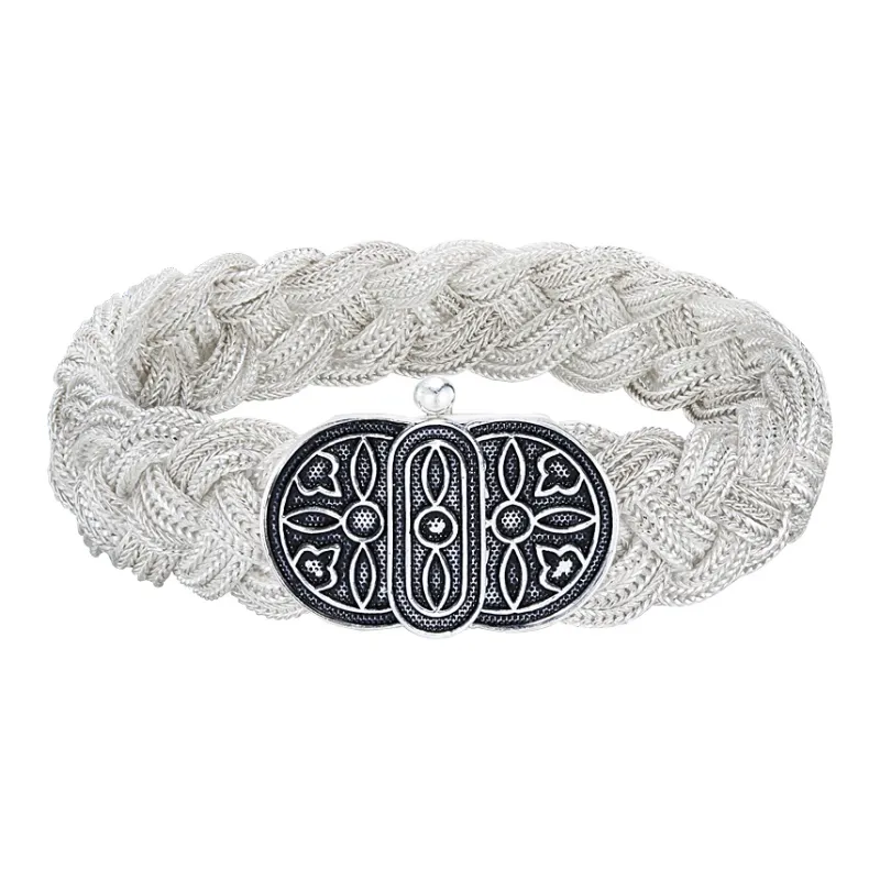 LUCKYMOJO 925 Sterling Silver Bracelets Unisex-0