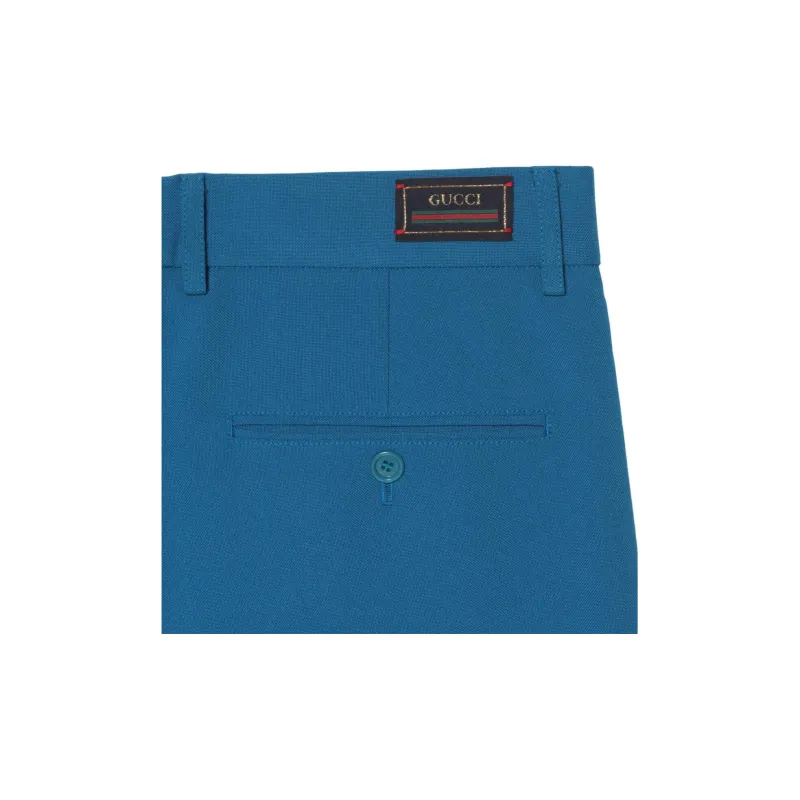 GUCCI Casual Pants Men Blue-4