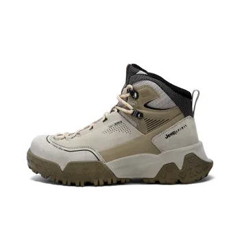 JEEP SPIRIT Slip Resistant, Abrasion Resistant, Waterproof High Top Outdoor Shoes Men's Sandstone