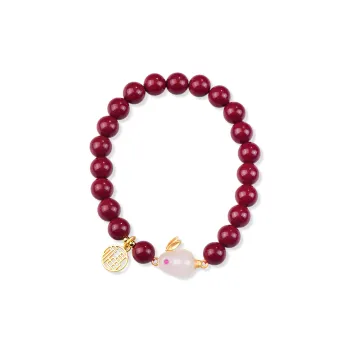 The Call Of The Heart Reconstructed Cinnabar Bracelets Women's