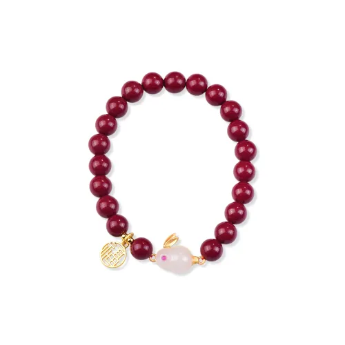 The Call Of The Heart Reconstructed Cinnabar Bracelets Women's