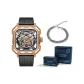 Rose Case[Comes with Trendy Box+Cuban Bracelet]