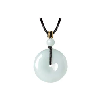 As Fury Bean Type Jadeite Necklaces Unisex