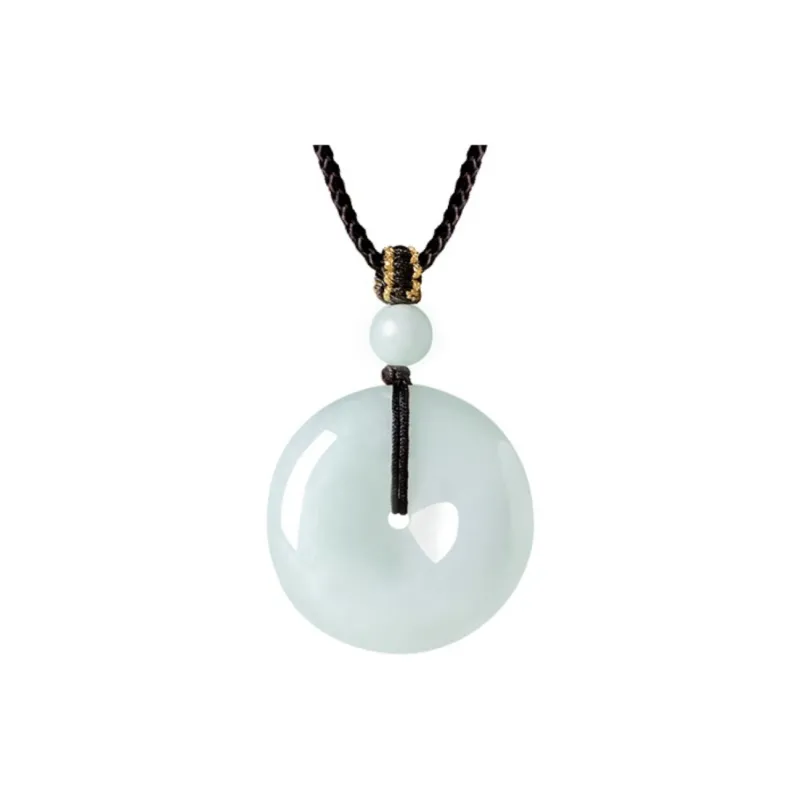 As Fury Bean Type Jadeite Necklaces Unisex-0