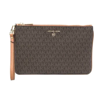 MICHAEL KORS MICHAEL KORS Luggage Collection Leather Clutch Women's Brown