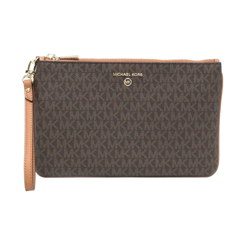 MICHAEL KORS MICHAEL KORS Luggage Collection Leather Clutch Women's Brown-0