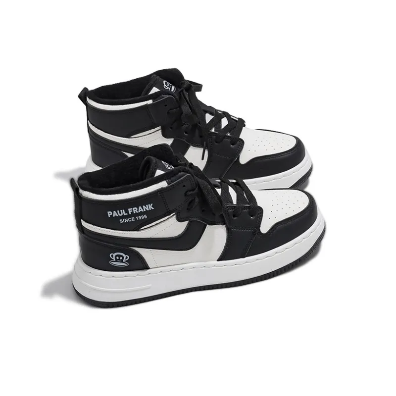 PAUL FRANK High Top Skateboard Shoes Unisex Rusty Red-16
