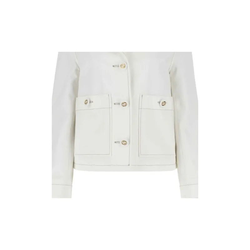 GUCCI Interlocking G Buttoned Jacket-5