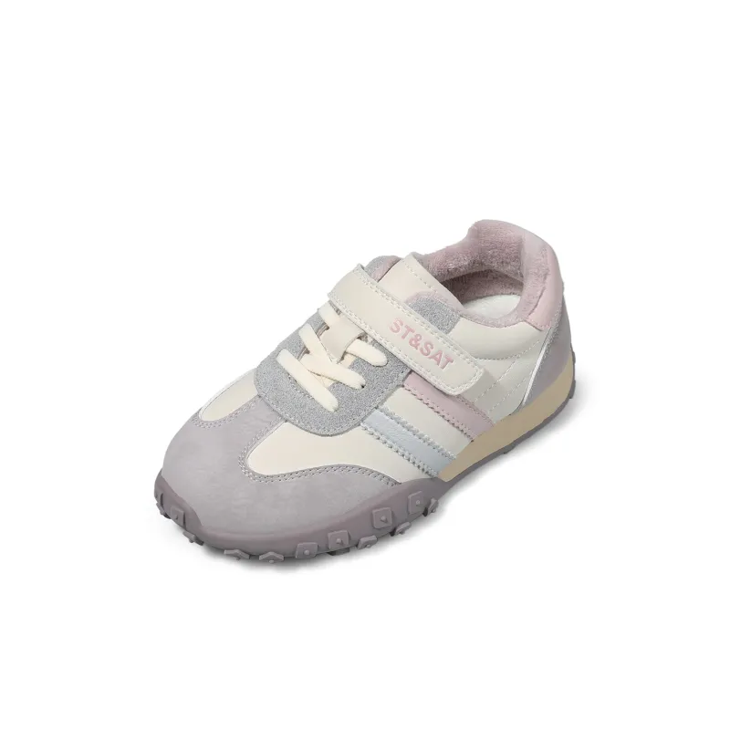 ST&SAT Slip Resistant Warm Lightweight Cushioning Low Top Kids Lifestyle Shoes Kids'-3