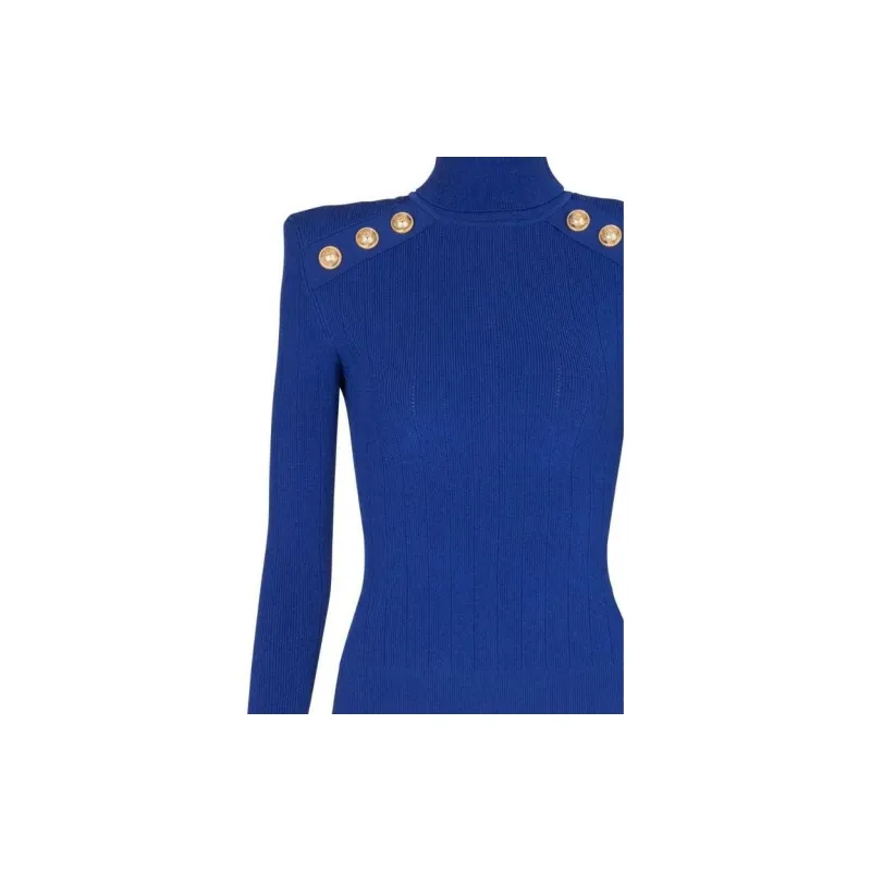 BALMAIN Sweaters Women's Royal Blue-6