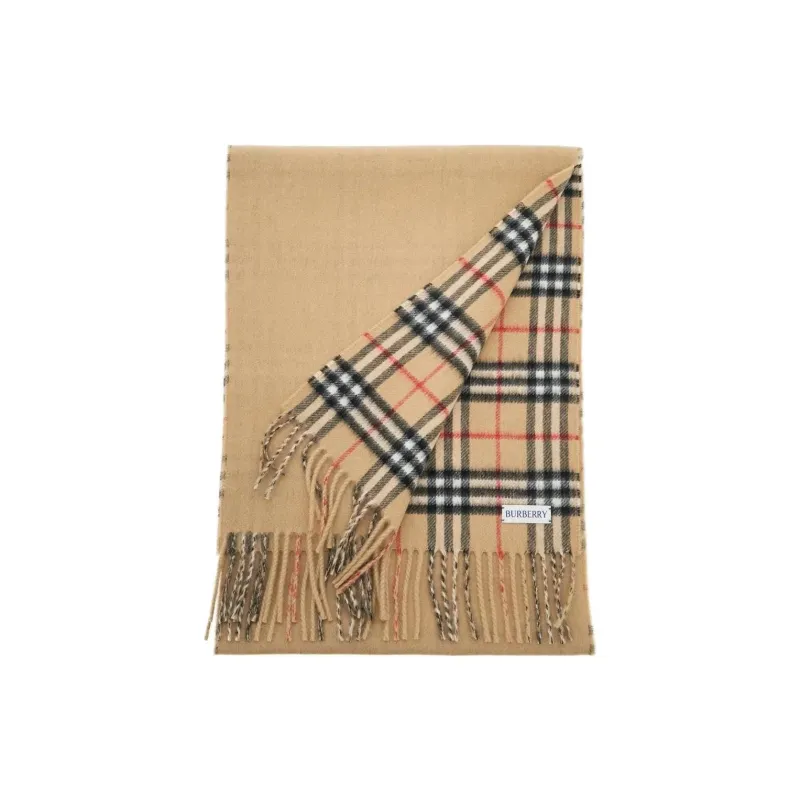 Burberry Checked Cashmere Scarf-3