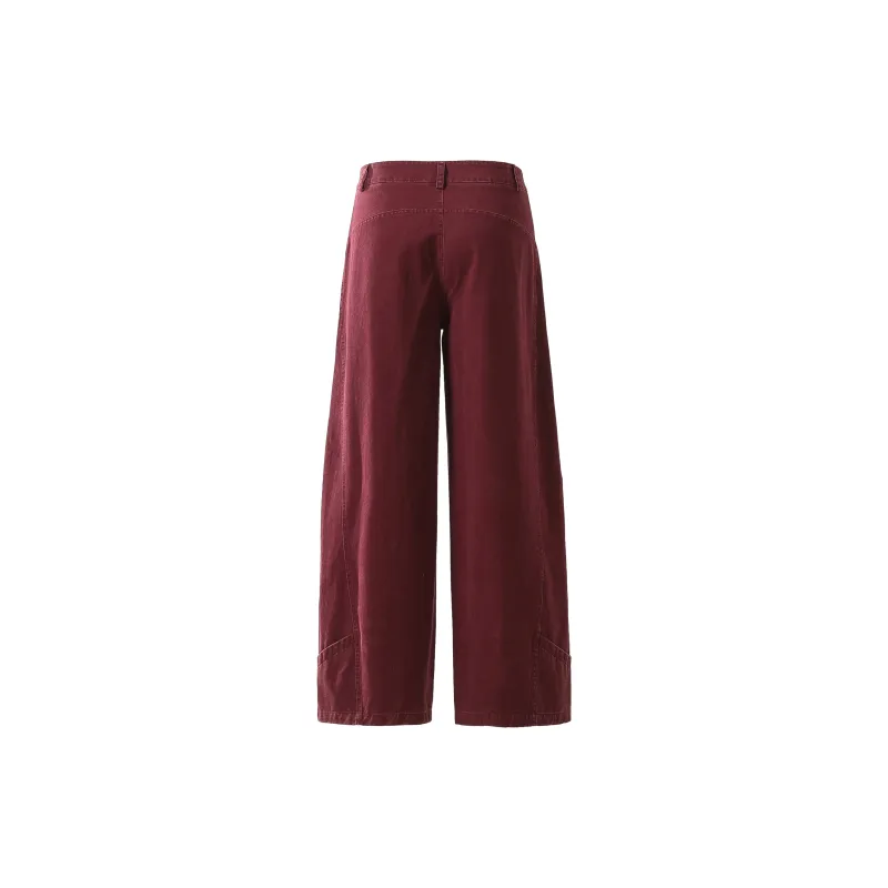 ONITSOP Casual Pants Unisex Red-2