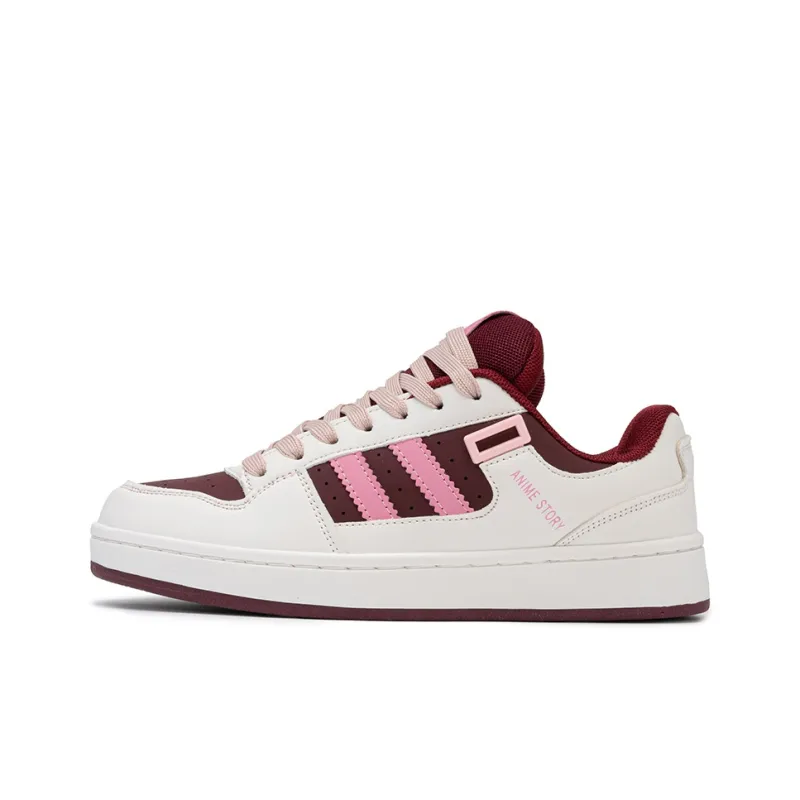 N6K8 Non-slip Lightweight Low-Top Skateboard Shoes Unisex-19