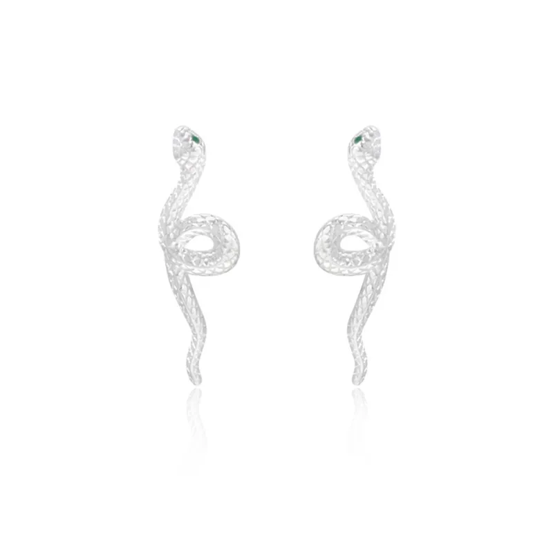 MIDNIGHT MOMENT Alloy Stud Earrings Unisex-0