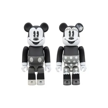 BE@RBRICK X Disney Minnie Mouse B&W Version Multi