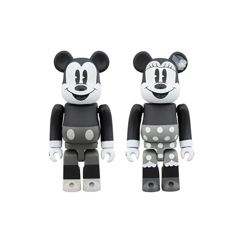 BE@RBRICK X Disney Minnie Mouse B&W Version Multi-1