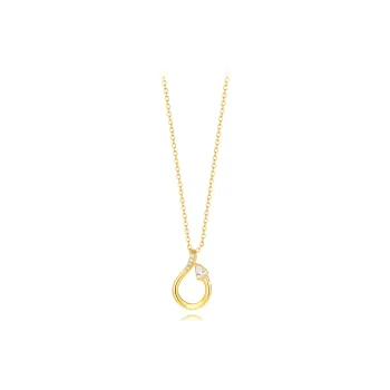 Muyan S925 Silver Snake Shaped Necklace Women's
