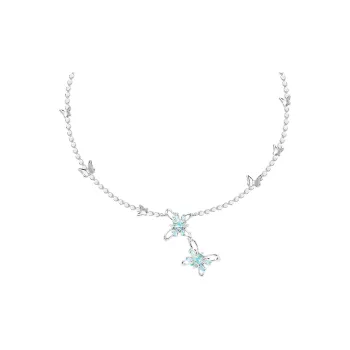 FAIRWHALE Alloy Resin Glass Necklaces Women's